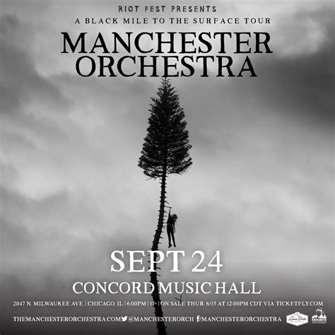 SOLD OUT - Manchester Orchestra - Riot Fest