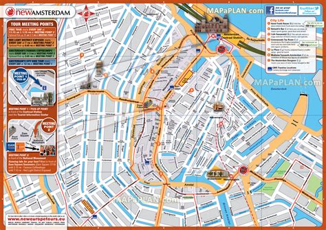 Amsterdam Tourism Map