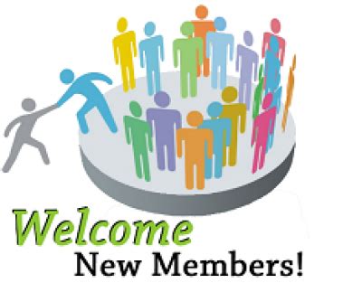 Welcome New Church Members