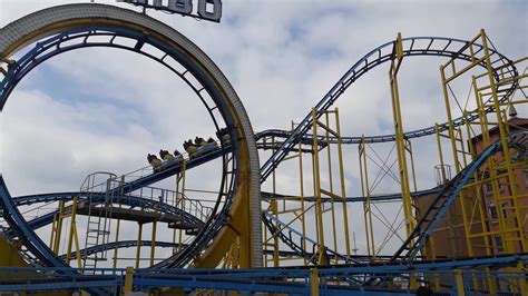 Brighton Pier Rides: Turbo Roller Coaster - YouTube