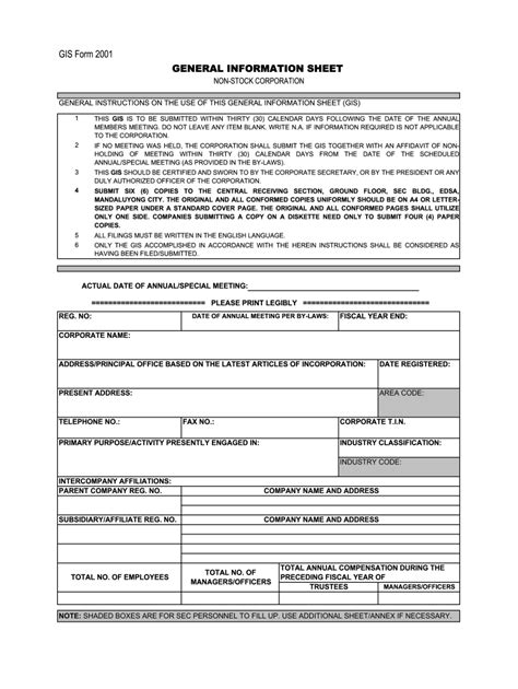 Sec Gis Form 2022 Download Excel - Fill Online, Printable, Fillable ...