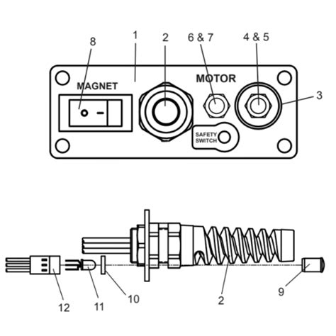 Hougen HMD130-0130301 230V Magnetic Drill Type I Plug | MagneticDrillParts.com