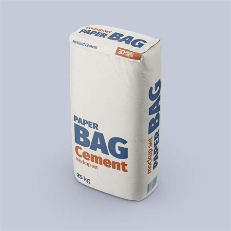 Paper Cement Bag Mockup Set :: Behance