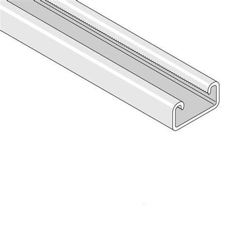 Unistrut P3300 41 x 21mm Heavy Duty Plain Channel - Protrade