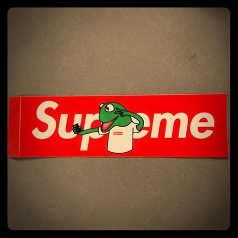 Supreme | Accessories | Supreme Custom Box Logo Red Sticker | Poshmark