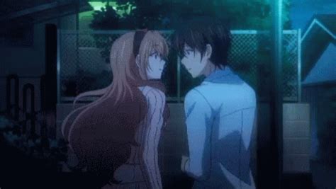 Anime Kiss GIF - Anime Kiss Cute - Discover & Share GIFs