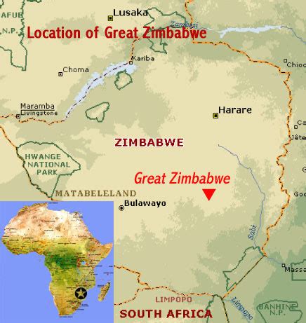 Images and Places, Pictures and Info: ancient zimbabwe map