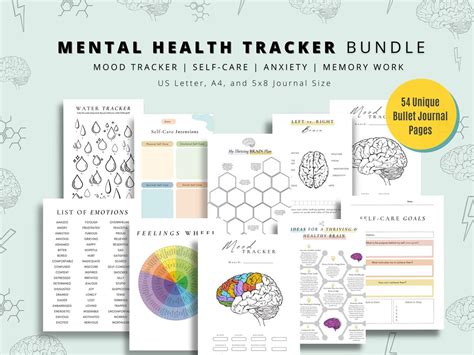 Depression Mood Tracker and Printable Bullet Journal - Etsy