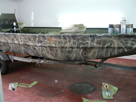 aluminum boat camo paint jobs - Google Search #rowboatpainting | How to paint camo, Aluminum ...