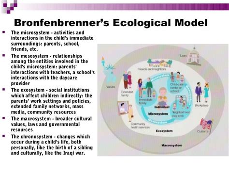 Bronfenbrenner's Ecological Systems Theory / Exam 1 at Gonzaga University - StudyBlue / On ...