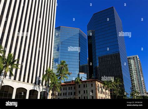 Honolulu skyline, Oahu Island, Hawaii, USA Stock Photo - Alamy