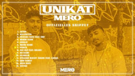 MERO-Unikat (Official Album Snippet ) - YouTube