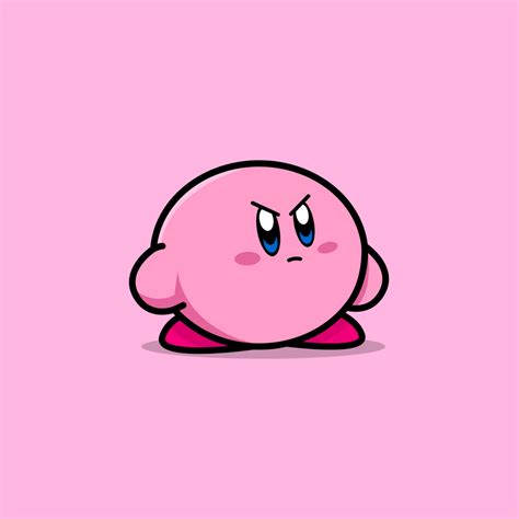 I drew an angry Kirby : gaming