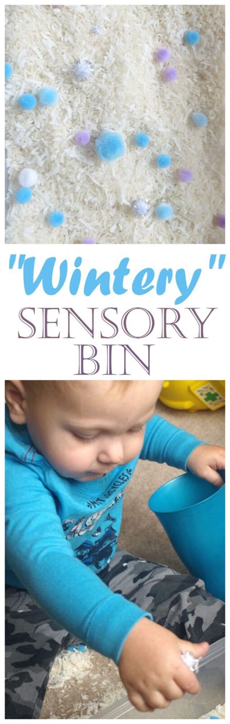 "Wintery" Sensory Bin