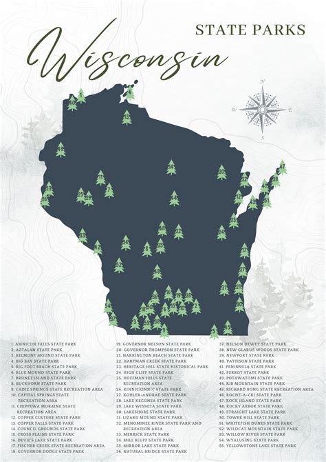 Wisconsin State Park Map: The Ultimate WI Parks List