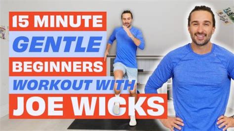 The Body Coach TV by Joe Wicks: 15 Minute GENTLE BEGINNERS Workout | Joe Wicks Workouts ...