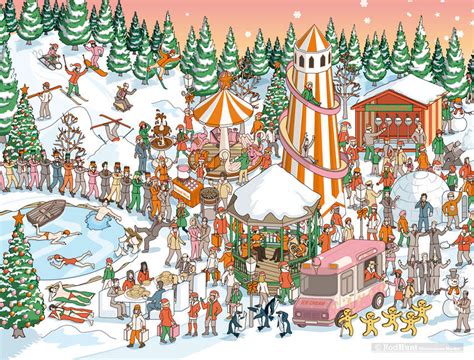 Christmas Card: Can You Find The Hidden Claus? on Behance