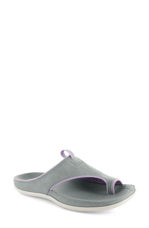 Women's Grey Flat Sandals | Nordstrom