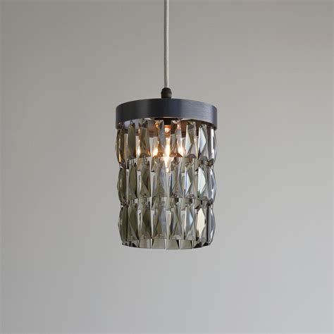 Smoke Crystal Mini Pendant - Tigermoth Lighting