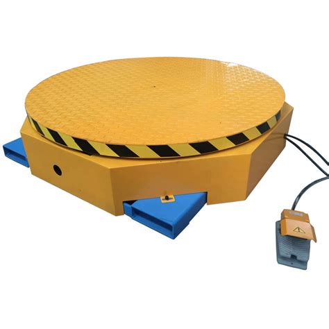 500233: Motorized Rotary Turntable for pallet stretch wrap