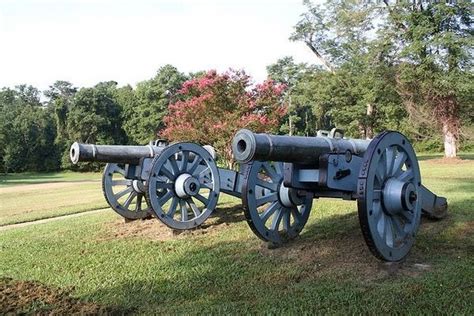 French Revolutionary War Cannons at Yorktown, Virginia where on October ...