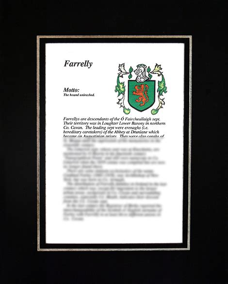 Farrelly - Irish Family Surnames