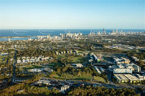 Sunset Aerial Photo Southport QLD Aerial Photography