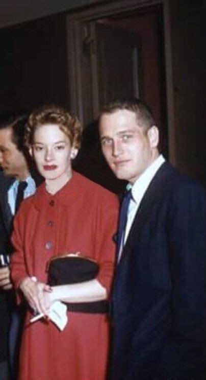 Paul Newman and his ex-wife Jackie Witte attending an after party for The Theatre World Awards ...