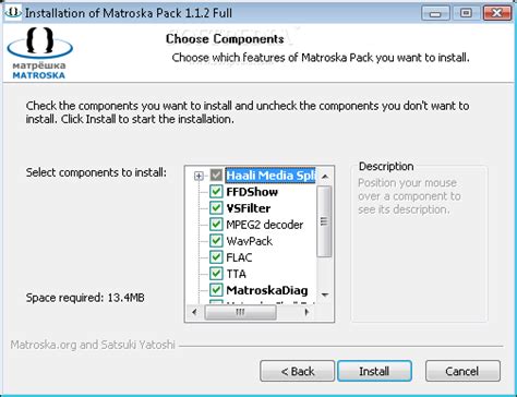 Matroska Pack Full 1.1.2 - Download, Review, Screenshots