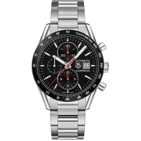 Tag Heuer Carrera Black Dial Men's Watch CV201AM-BA0723