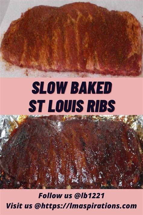 Slow baked st louis ribs – Artofit