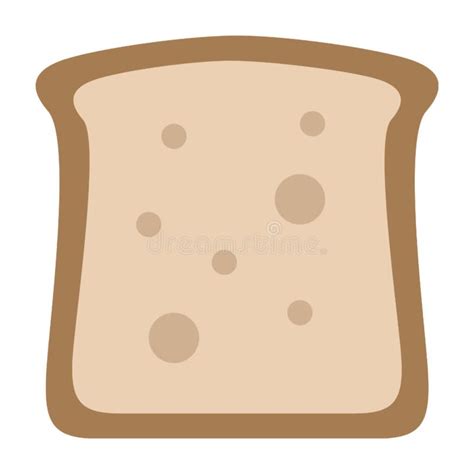 Bread slice illustration stock illustration. Illustration of gourmet - 260117647