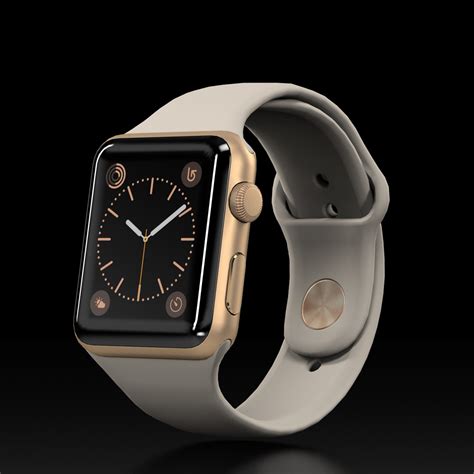 Apple watch gold aluminum 3D - TurboSquid 1523916