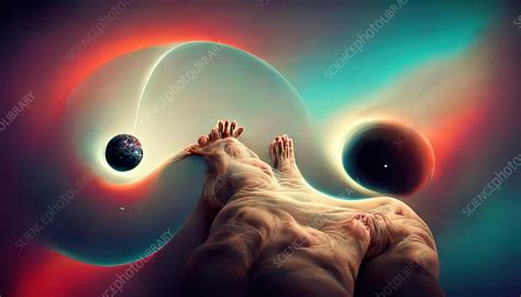 Gravity, conceptual illustration - Stock Image - C056/1786 - Science ...