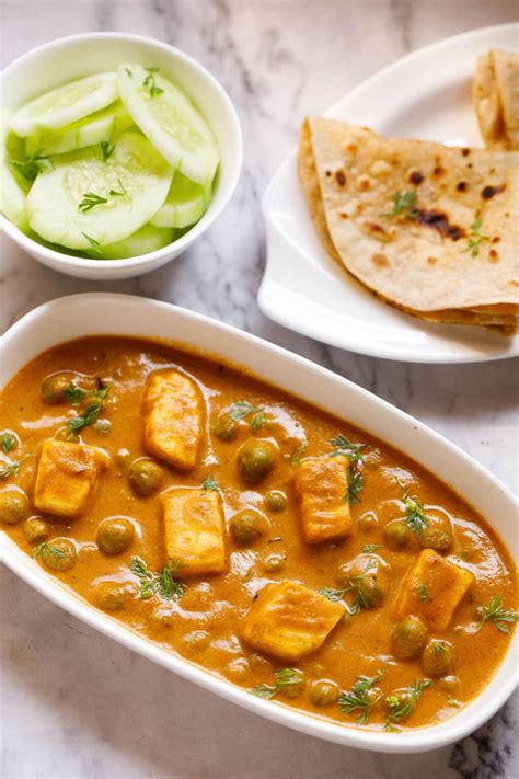 Matar Paneer Recipe | Punjabi Mutter Paneer