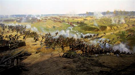 HD wallpaper art painting battle of borodino fragment web panorama russian guards regiment ...