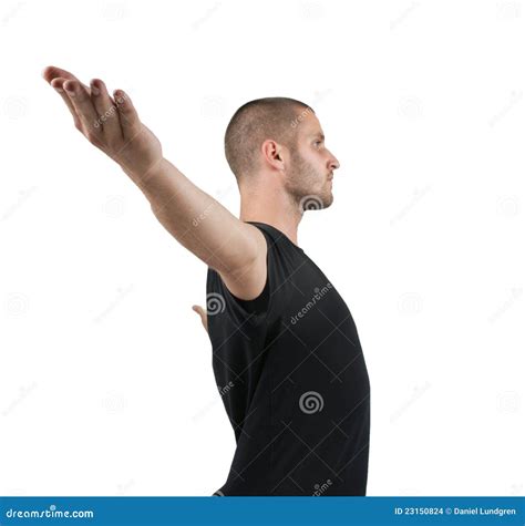 Yoga Arms Stretched Out Stock Images - Image: 23150824