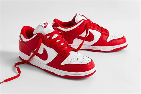 "University Red" Nike Dunk Low released postponed | Sneaker Shop Talk