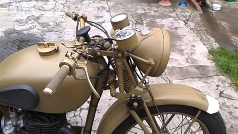 BSA WD M20 1940 year 500cc - YouTube