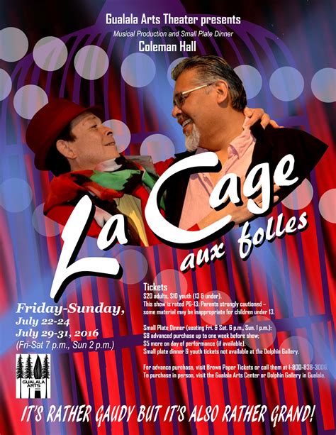 La Cage aux Folles – Gualala Arts