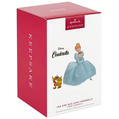 Hallmark Keepsake Ornament 2023 - Disney Cinderella Jaq and Gus Love Cinderelly Christmas ...