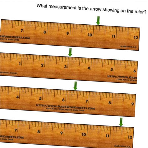 Math Worksheets: Inches on Ruler Measurement Worksheets, Free Printable Math Worksheets, Algebra ...