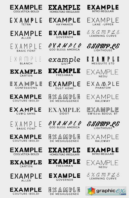 81 Fonts Pack (TTF/OTF) » Free Download Vector Stock Image Photoshop Icon