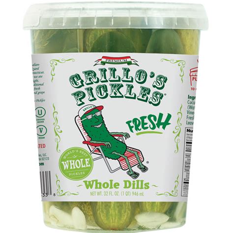 Grillo's Pickles Whole Dills | Pickles, Dill, Italian family recipes