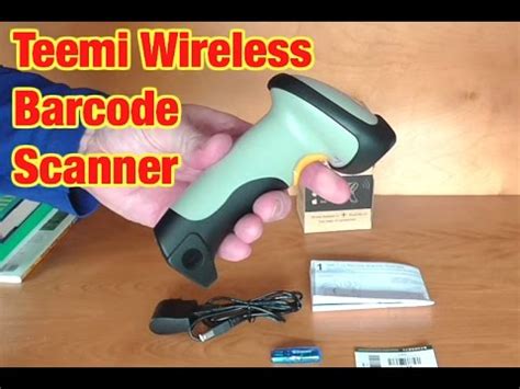 Wireless Bluetooth Barcode Scanner Review- Teemi TMCT-10 - YouTube