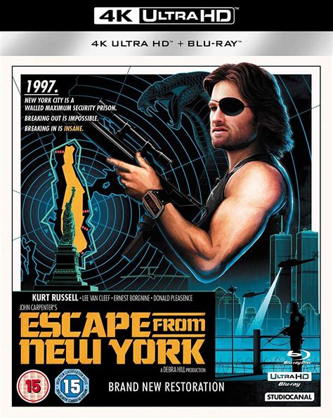 Escape From New York (4K Ultra HD + Blu-ray) [2019] [Region B] [Blu-ray] : Amazon.com.au: Movies ...