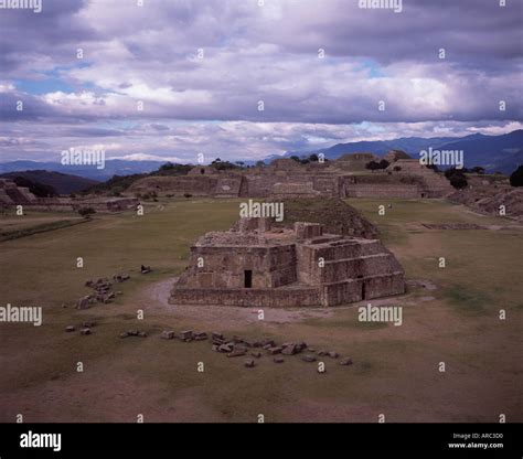 The ruins of Monte Alban Oaxaca Mexico Stock Photo - Alamy