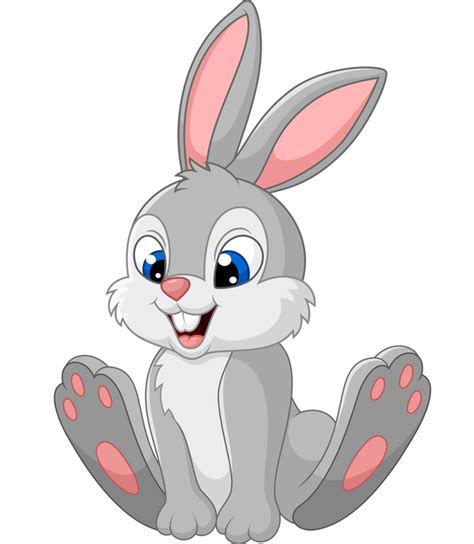 Rabbit cute cartoon vector 01 free download