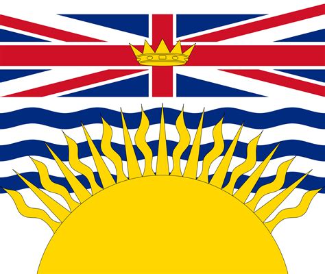 Clipart - Flag of British Columbia Canada