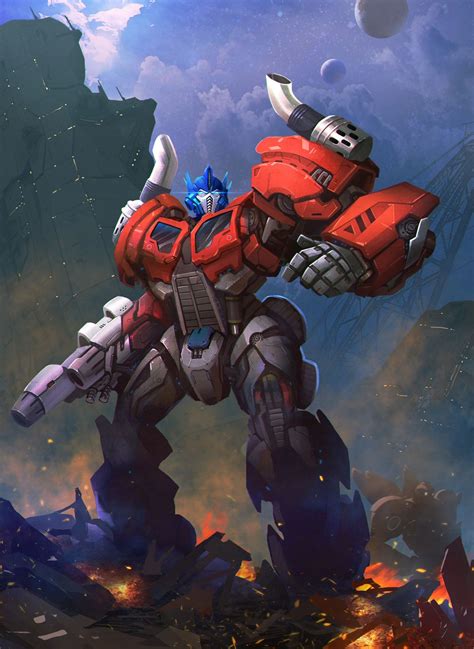 Optimus Prime, zhu yukun on ArtStation at https://www.artstation.com ...